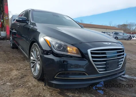 2015 Hyundai Genesis 3.8 из США, поврежденный, VIN KMHGN4JE8FU046495